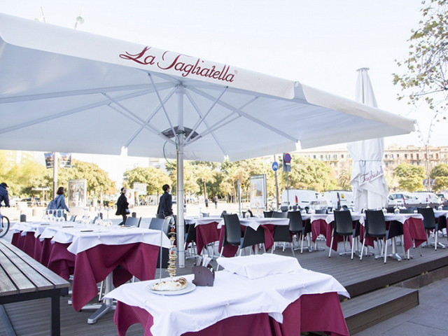 la tagliatella barceloneta barcelona terraza2