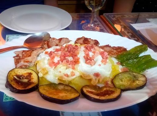 Hospederia la Querencia plato