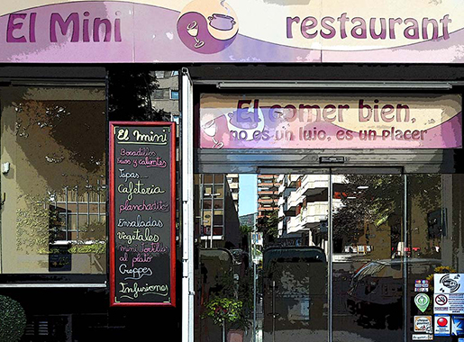 el mini restaurant barcelona entrada1