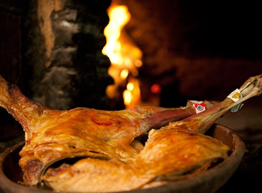 la cueva de villamantilla comida