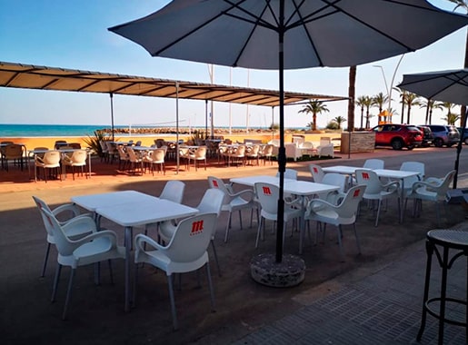 uranis azar L3 terraza vistas al mar