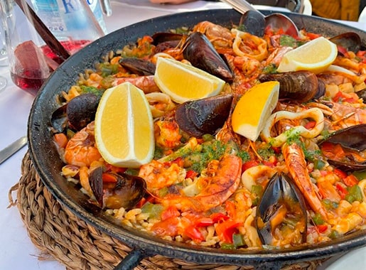 uranis casa jaume c1 paella de gambas