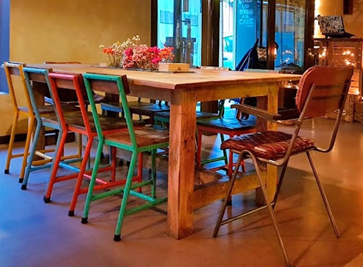 uranis elviento L3 mesa grupos sillas colores