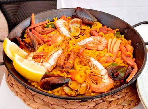 uranis placeta garden c2 paella con gambas