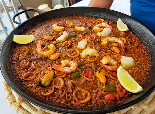 uranis vista mar c2 paella