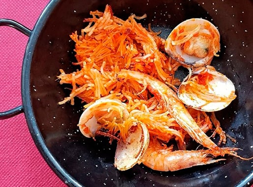 urante con bulli bar c2 fideos con gambas