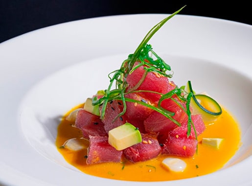 urante inti de oro gran via c3 salmon en salsa