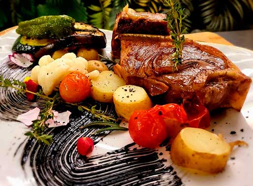 urante port royal steakhouse c0 verdura carne