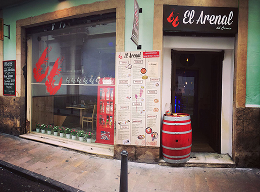 EntradaRestauranteElArenalDelCarmen Valencia