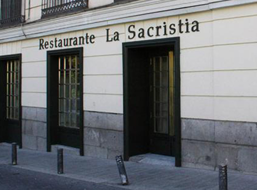 entrada la sacristia madrid