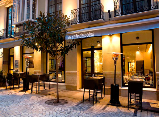 ElCafédelaBolsa Málaga Terraza